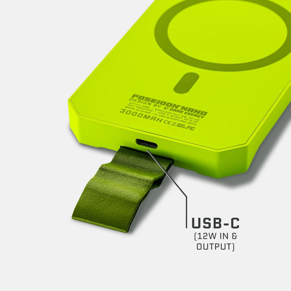 Dark Energy Poseidon Nano Power Bank - Green USB C Output