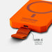 Dark Energy Poseidon Nano Power Bank - Orange USB-C Output 