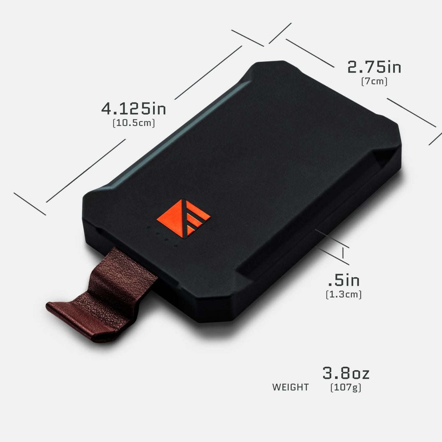 Dark Energy Poseidon Nano Power Bank dimensions 