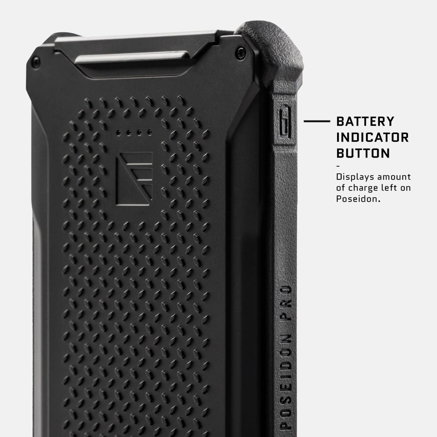 Dark Energy Poseidon Pro Power Bank - Black - Battery Indicator Button