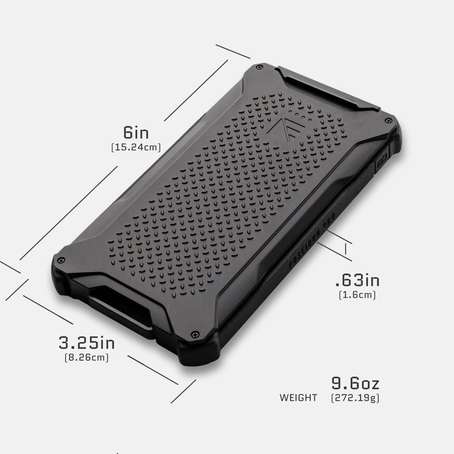Dark Energy Poseidon Pro Power Bank - Black dimensions
