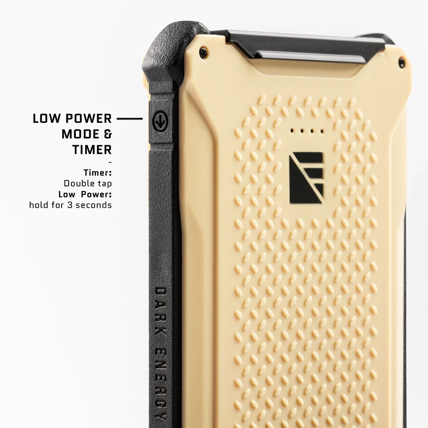 Dark Energy Poseidon Pro Power Bank - Desert - Low Power Mode and Timer