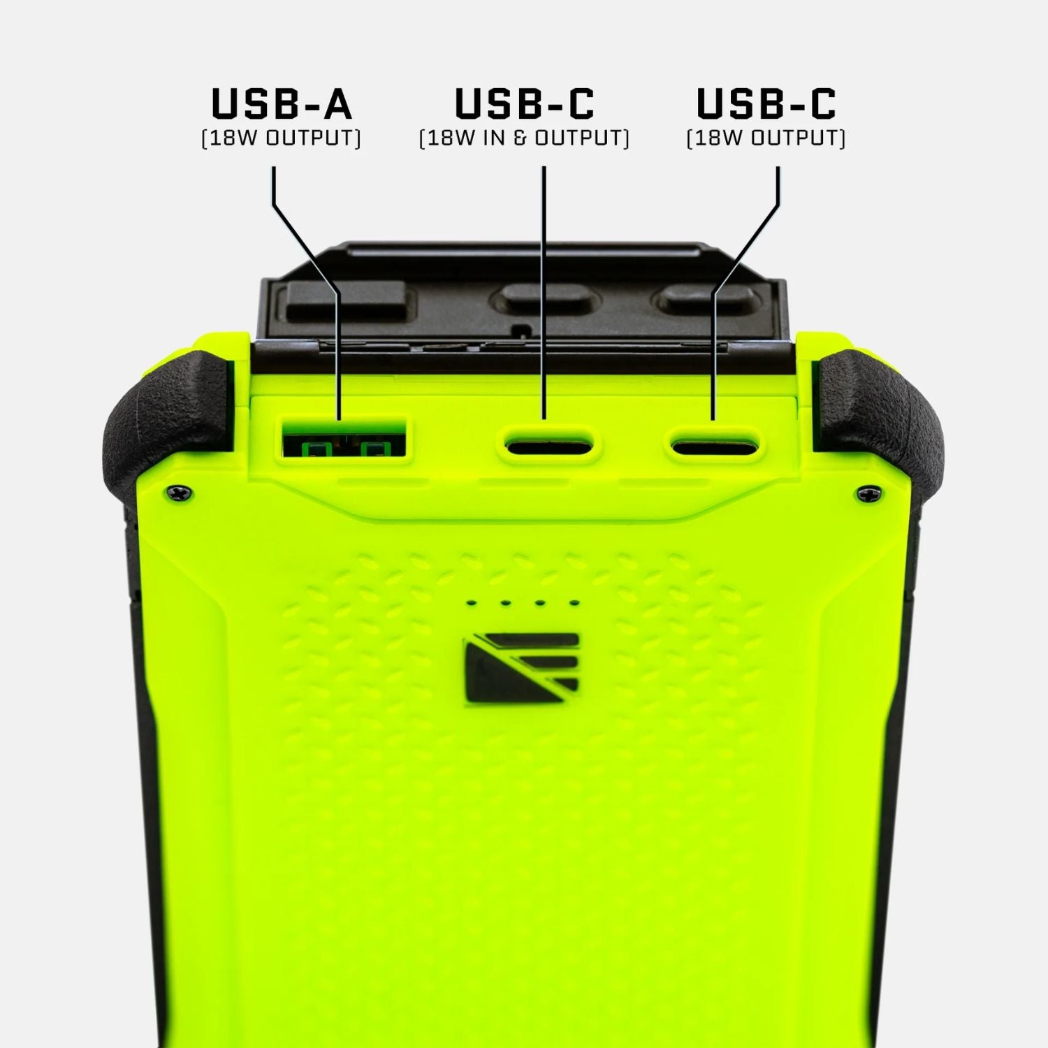 Dark Energy Poseidon Pro Power Bank - Green - USB ports 