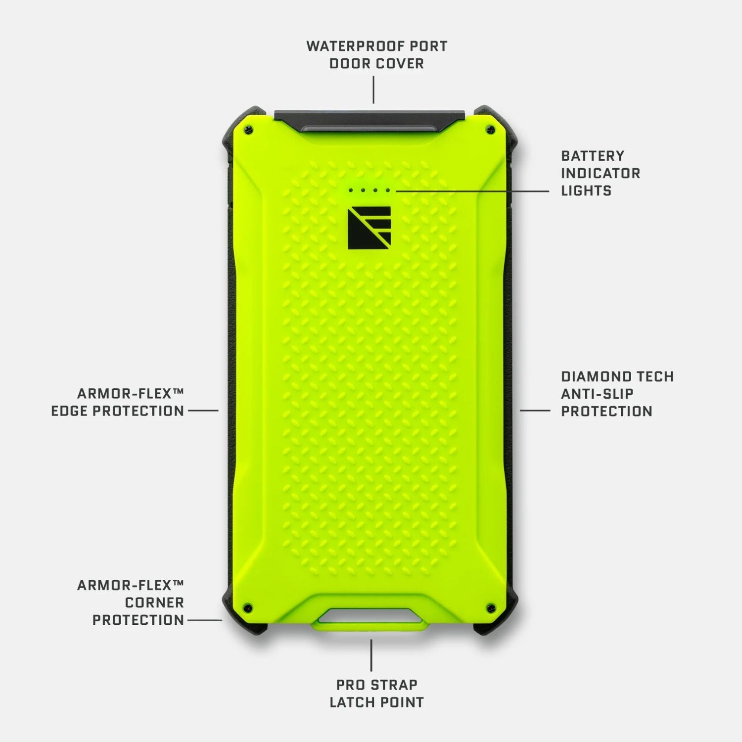Dark Energy Poseidon Pro Power Bank - Green features