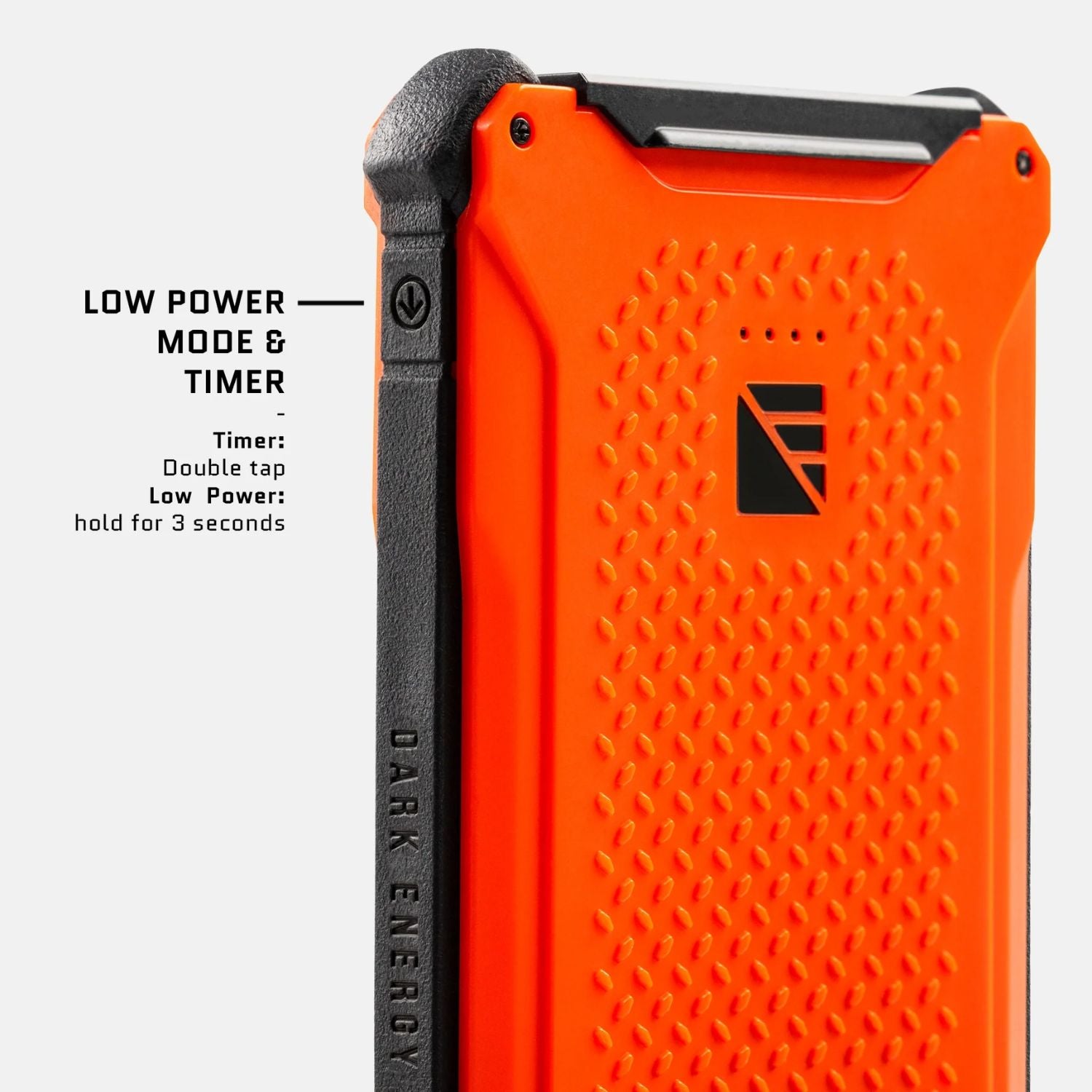 Dark Energy Poseidon Pro Power Bank - Hi-Vis Orange  - Low Power Mode and timer