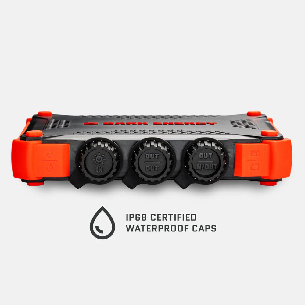 Dark Energy Poseidon XL Power Bank  - IP68 Certified Waterproof caps