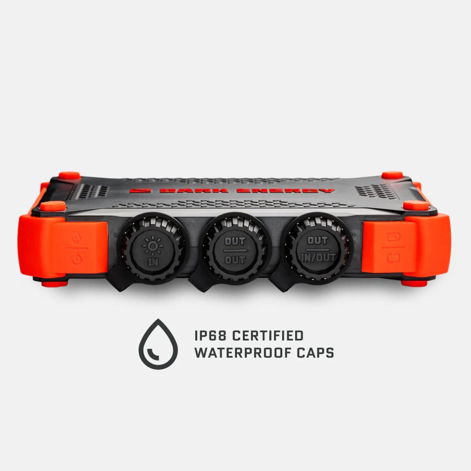 Dark Energy Poseidon XL Power Bank  - IP68 Certified Waterproof caps