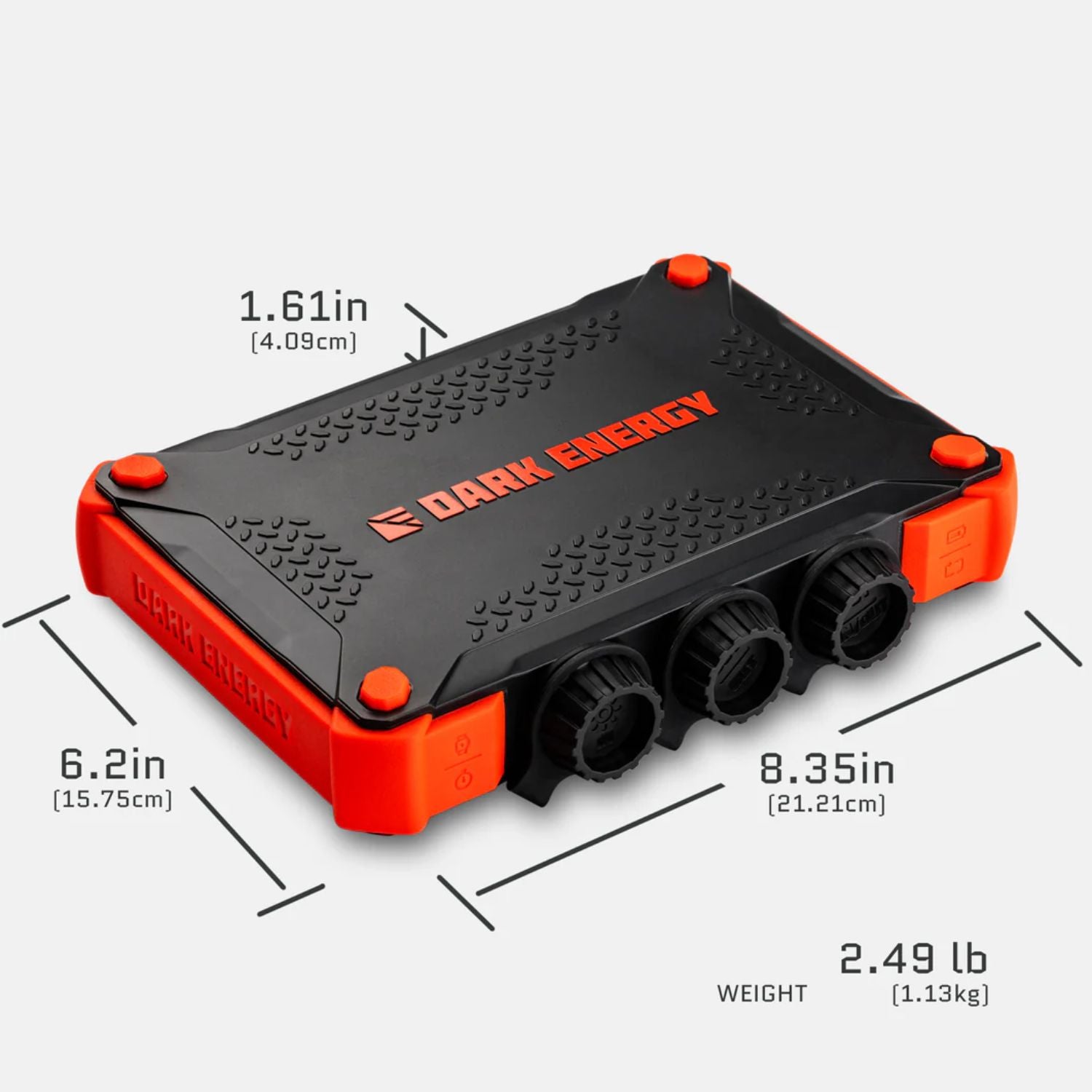 Dark Energy Poseidon XL Power Bank dimensions