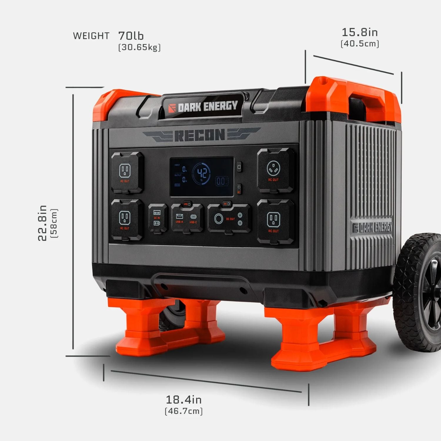 Dark Energy Recon 2000 Power Station dimensions 