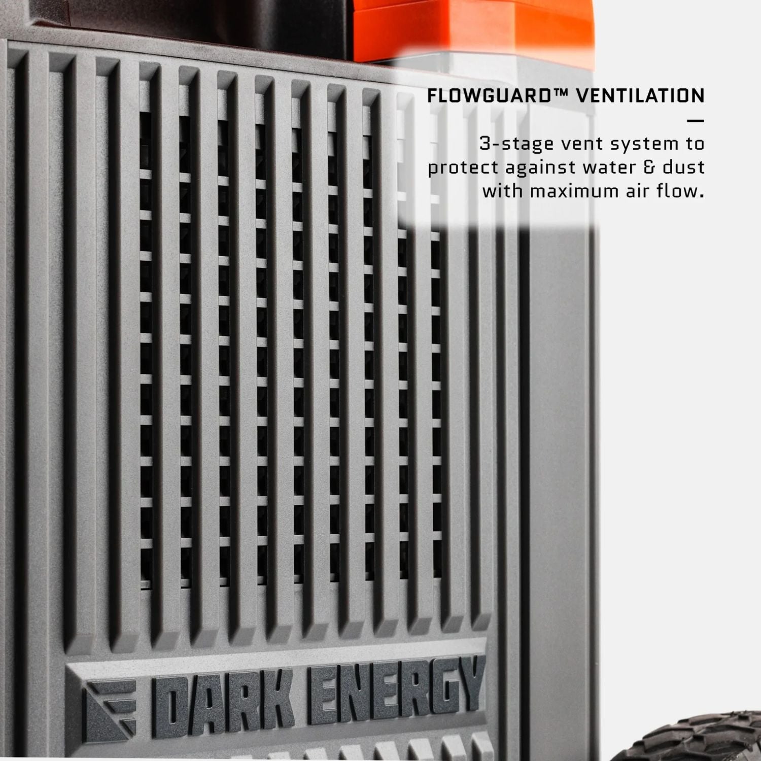 Dark Energy Recon 2000 Power Station features - Flow guard ventilation 
