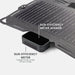 Dark Energy Spectre 18W Solar Panel - Gray - Sun efficiency meter sensor