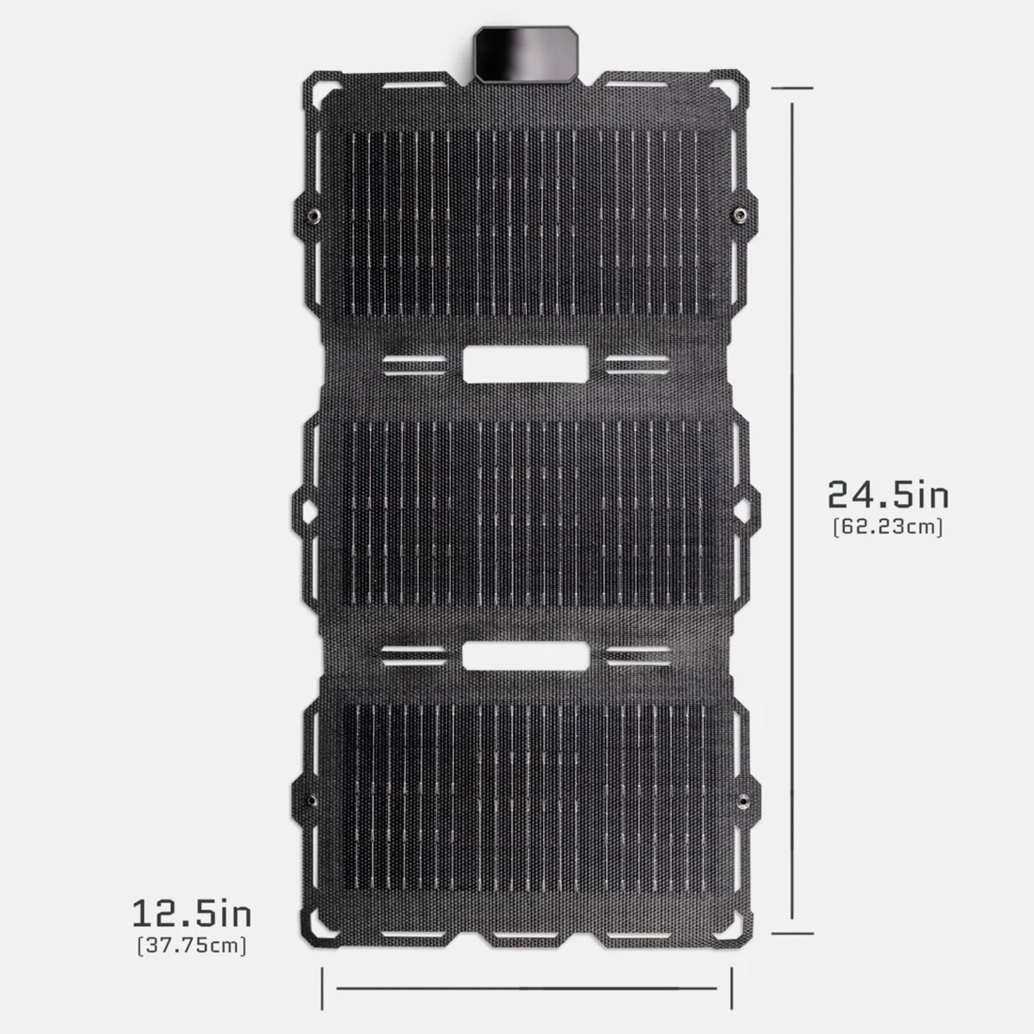 Dark Energy Spectre 18W Solar Panel - Gray dimension when open 