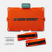 Dark Energy Spectre 18W Solar Panel - Orange - Adjustable and Removable kickstands