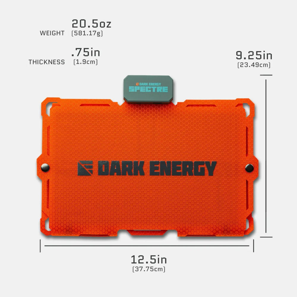 Dark Energy Spectre 18W Solar Panel - Orange dimension when fold 