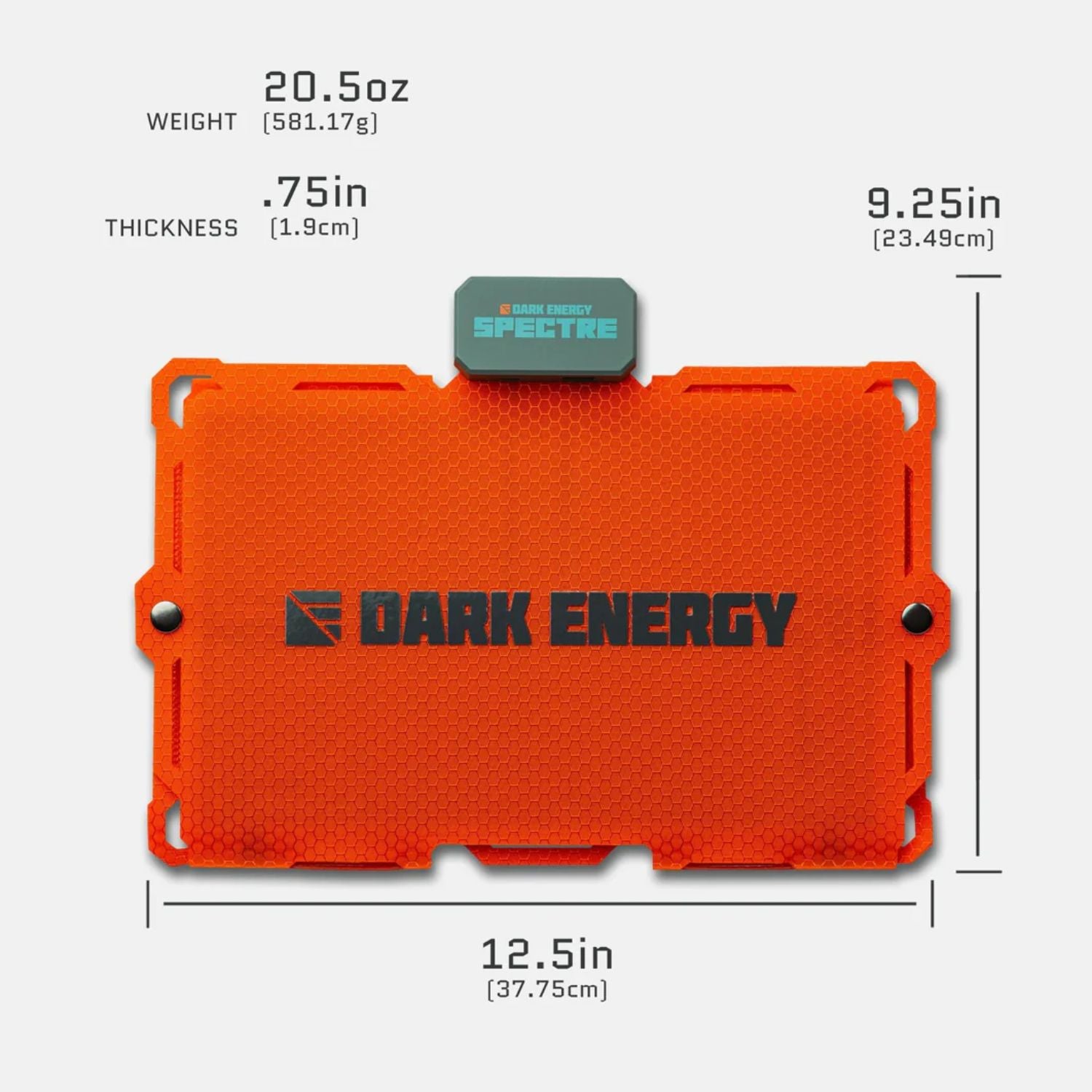 Dark Energy Spectre 18W Solar Panel - Orange dimension when fold 