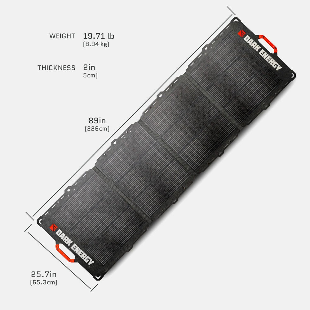 Dark Energy Spectre 200W Solar Panel dimensions 
