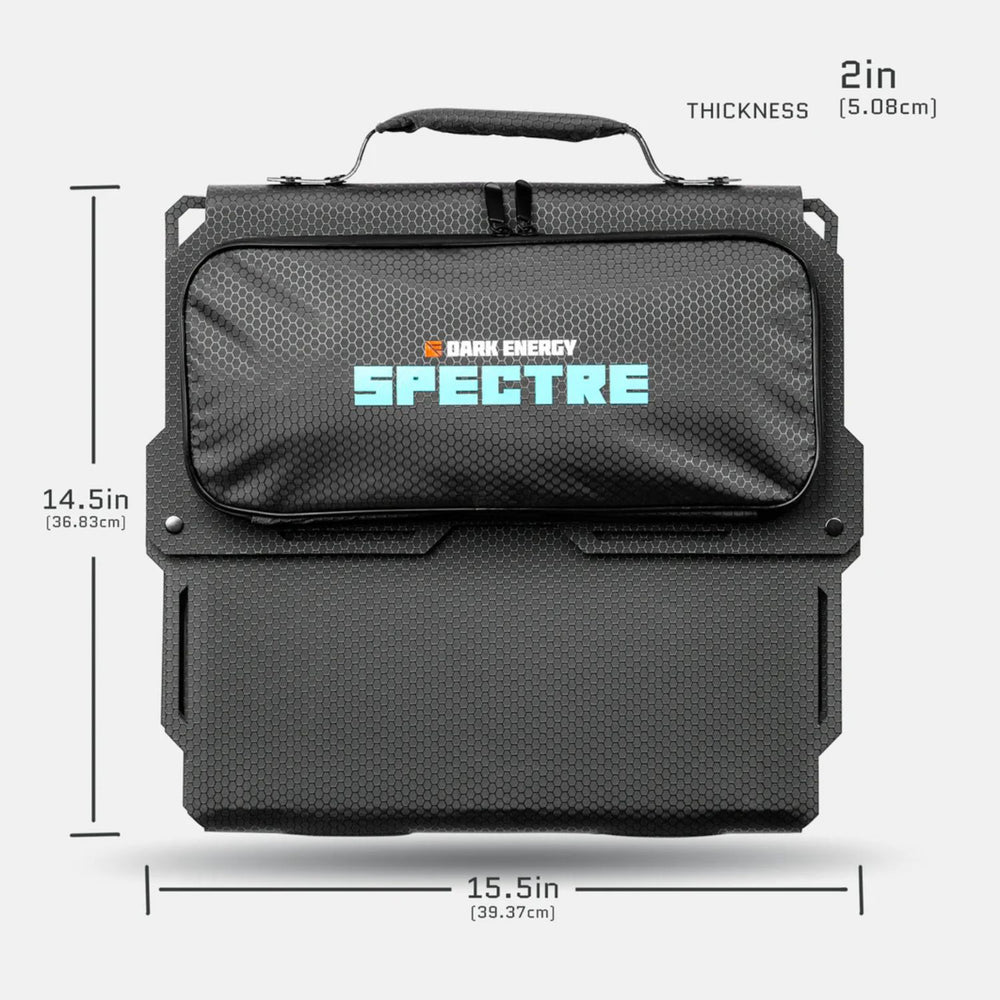 Dark Energy Spectre 56W Solar Panel dimension when fold