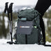 Dark Energy Spectre 8W Solar Panel - Gray attached to a backpack