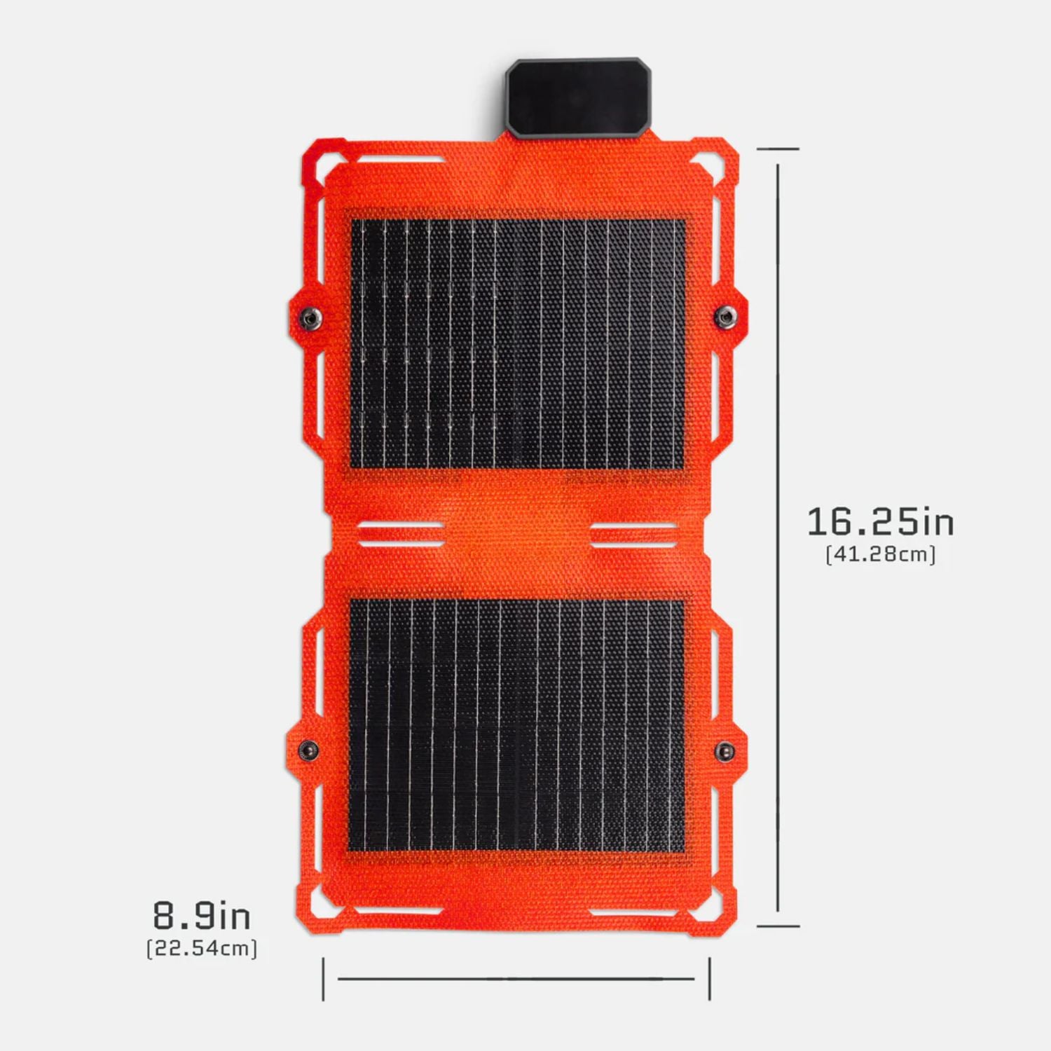Dark Energy Spectre 8W Solar Panel - Orange dimension when its open