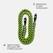 Dark Energy USB-C to USB-C Cable - Green features