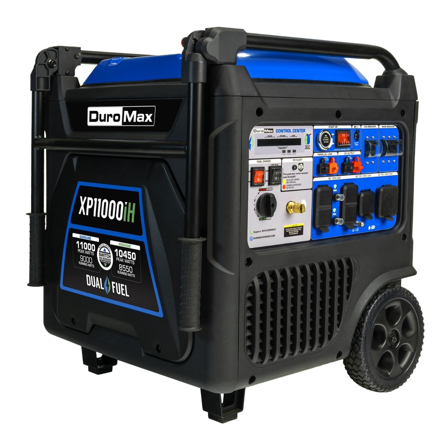 DuroMax XP11000iH Portable Dual Fuel Inverter Generator w/ CO Alert