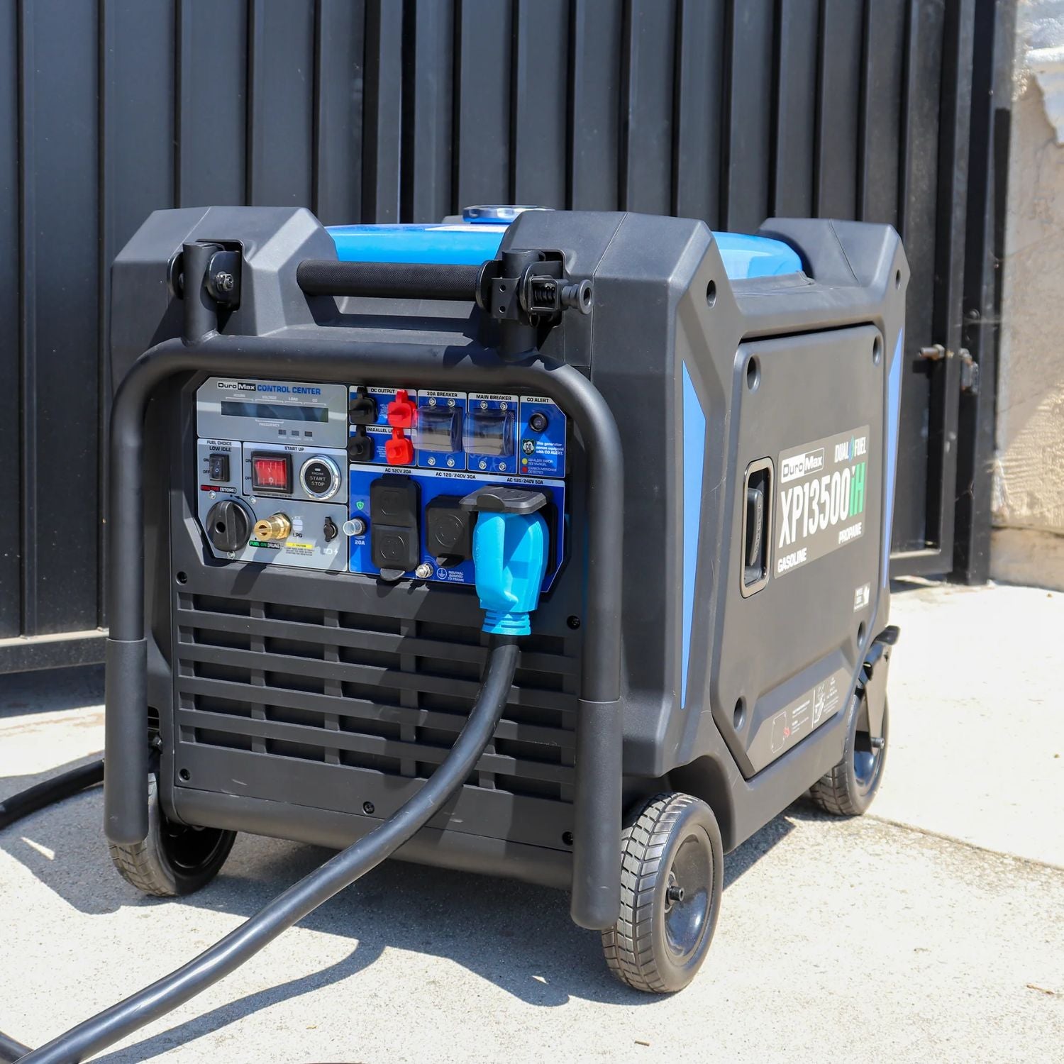 DuroMax XP13500iH Dual Fuel side view
