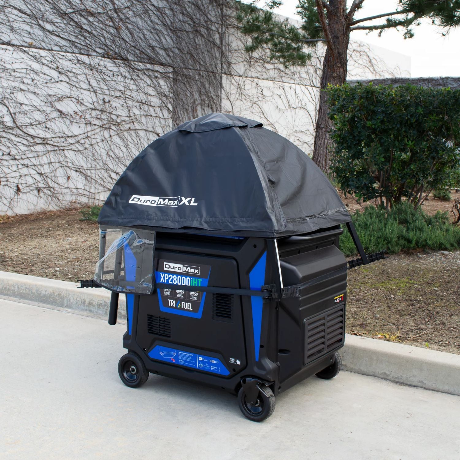 DuroMax XP28000iHT with cover