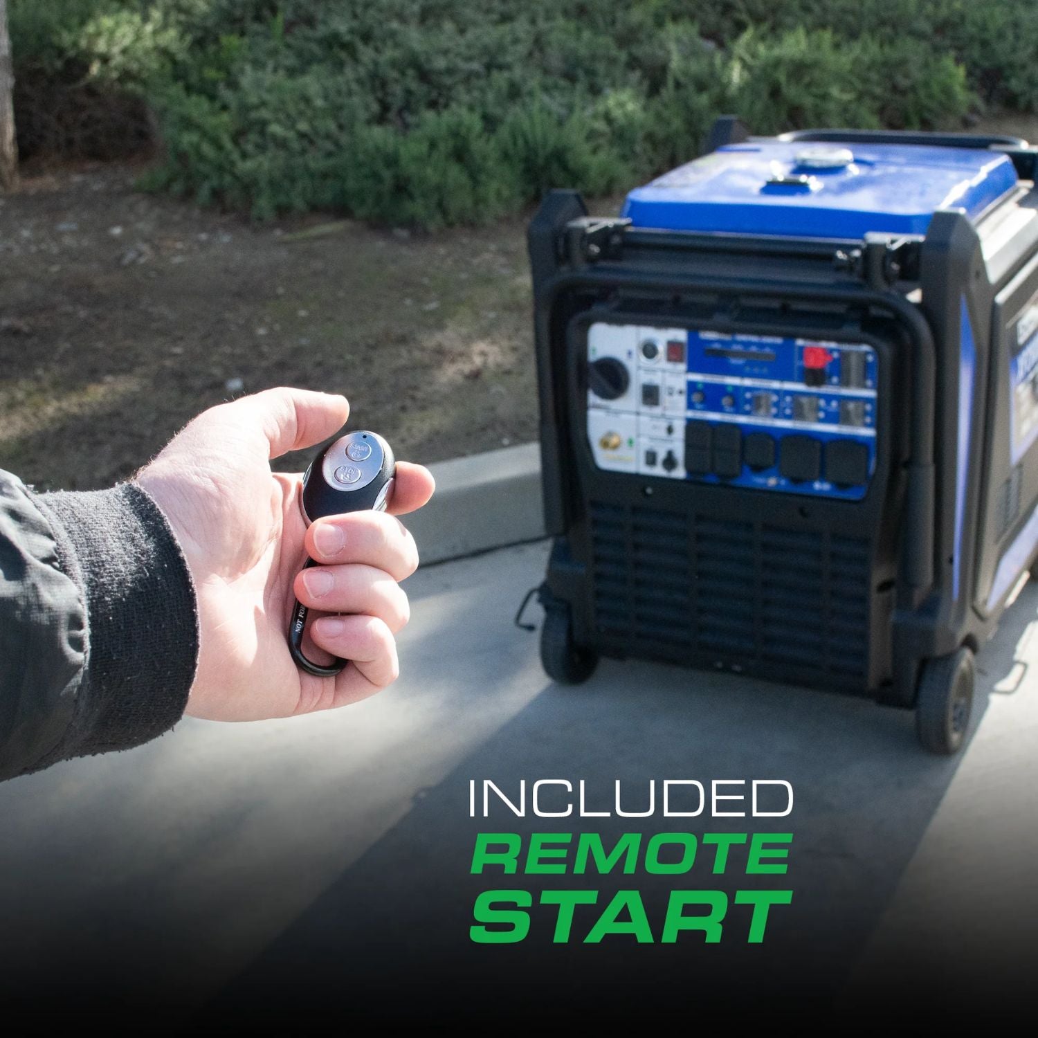 DuroMax XP28000iH Dual Fuel 28000W/22000W Portable Inverter Generator  - included remote start