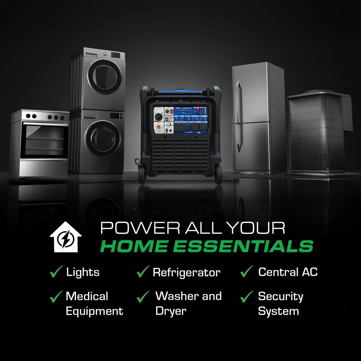 DuroMax XP28000iH Dual Fuel 28000W/22000W Portable Inverter Generator - power all you essentials 