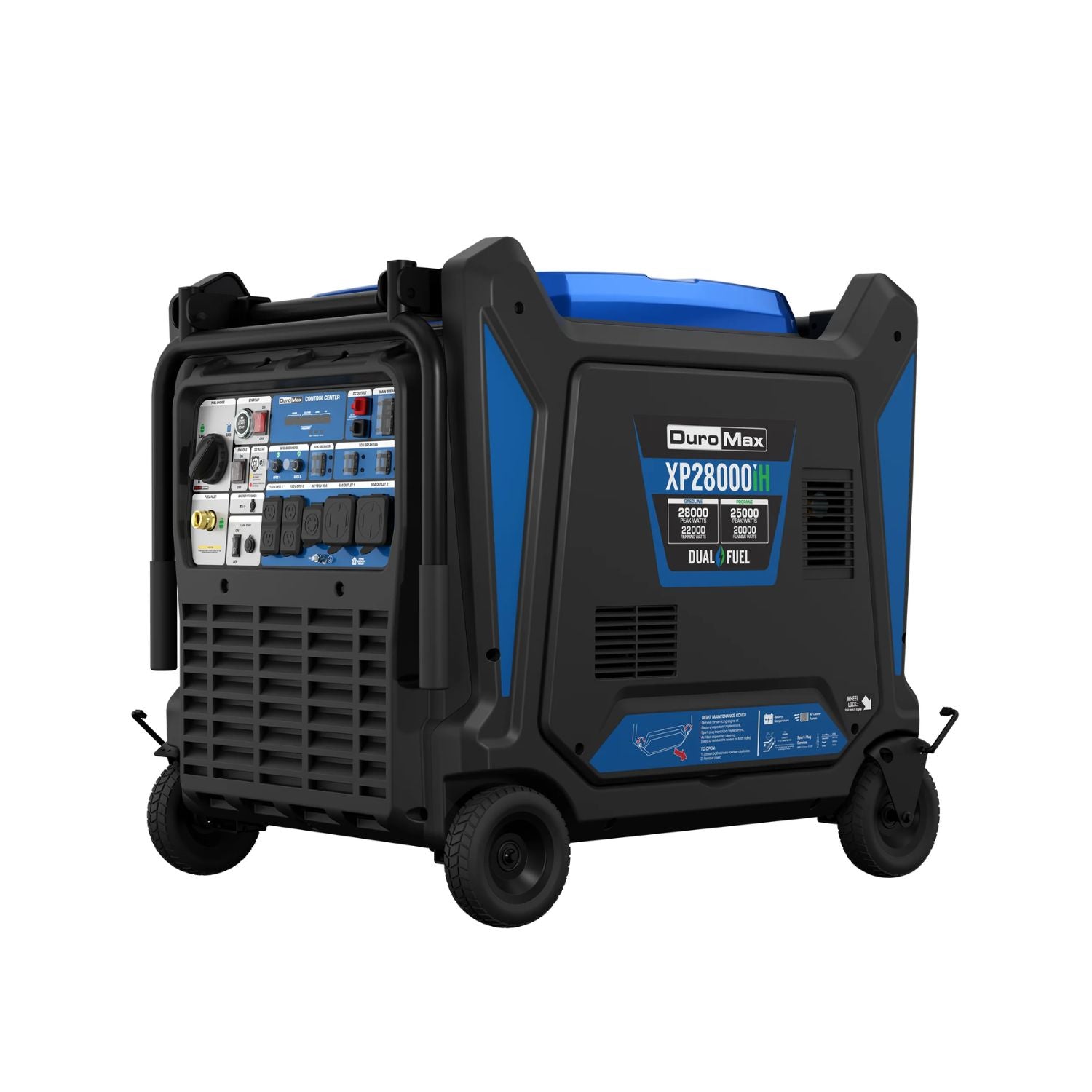 DuroMax XP28000iH Dual Fuel 28000W/22000W Portable Inverter Generator