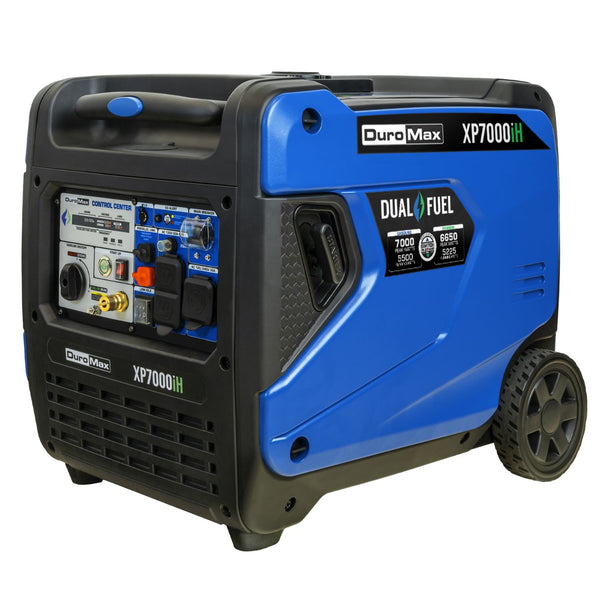DuroMax XP7000iH Dual Fuel 9000W/7000W Portable Inverter Generator
