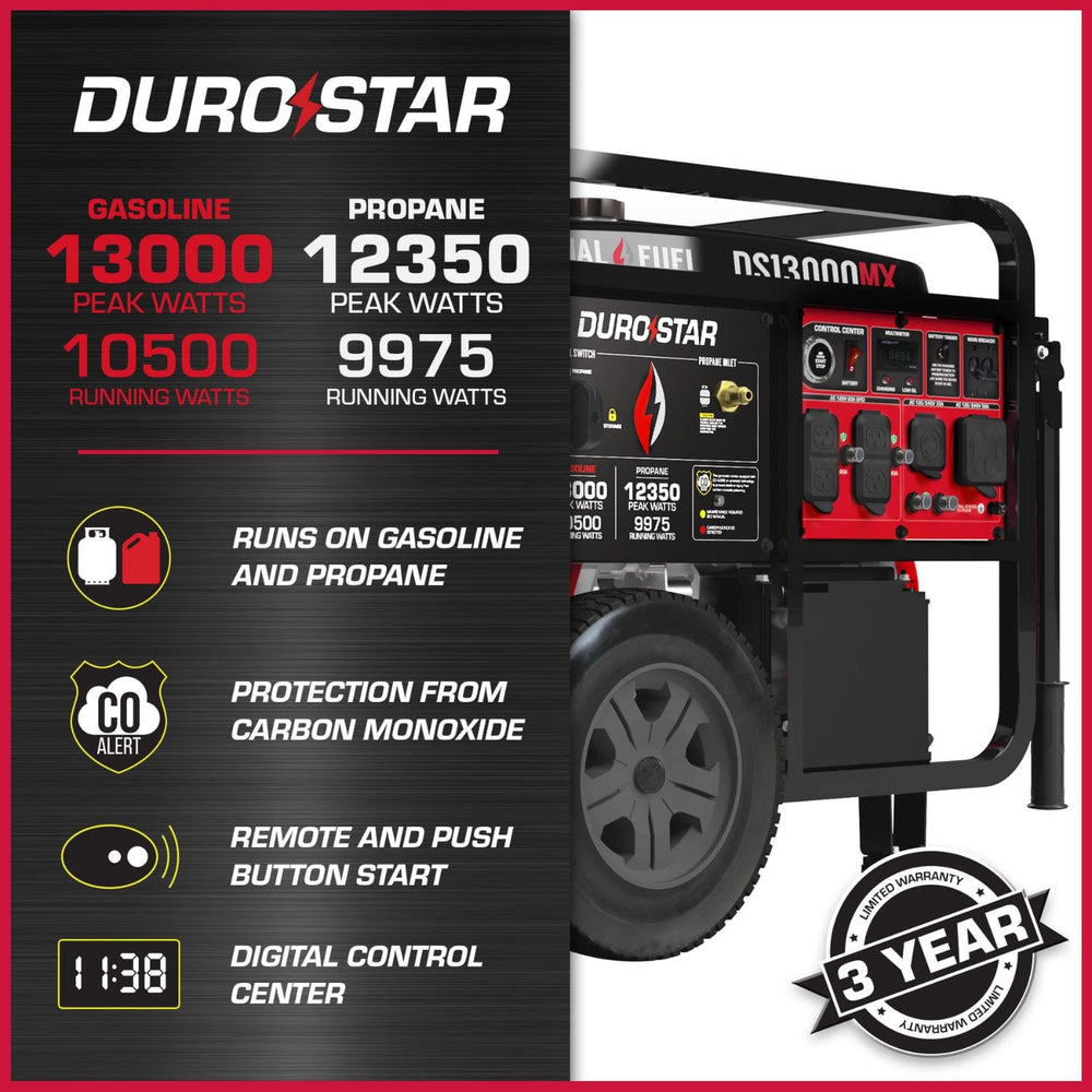 DuroStar DS13000MX Generator difference