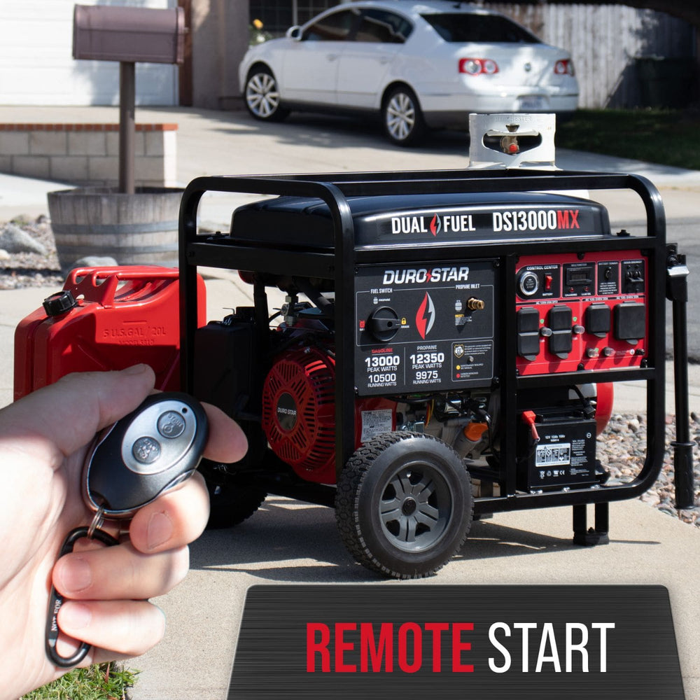 DuroStar DS13000MX Generator  dimension remote start