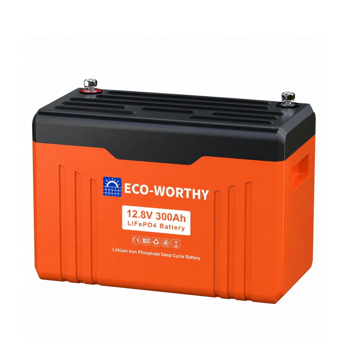 ECO-WORTHY 12V 300Ah LiFePO4 Lithium Battery 