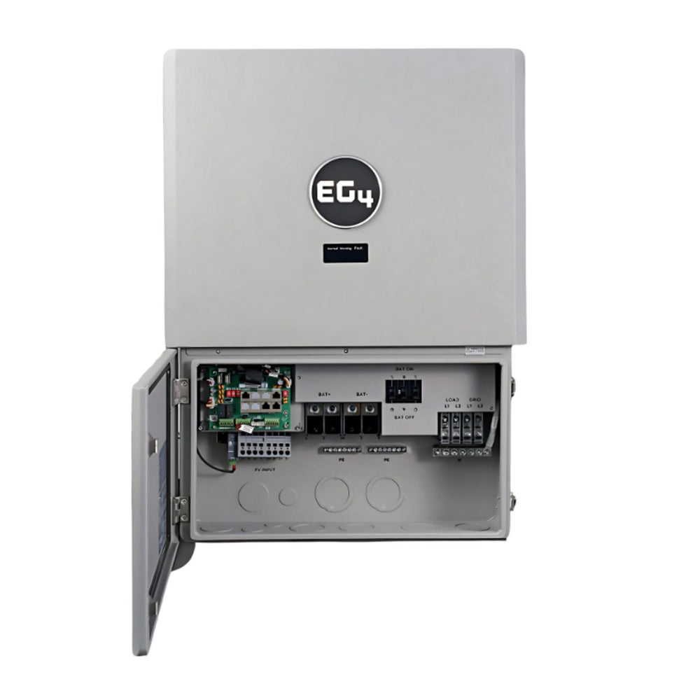 EG4 FlexBOSS18 Hybrid Inverter when open lid
