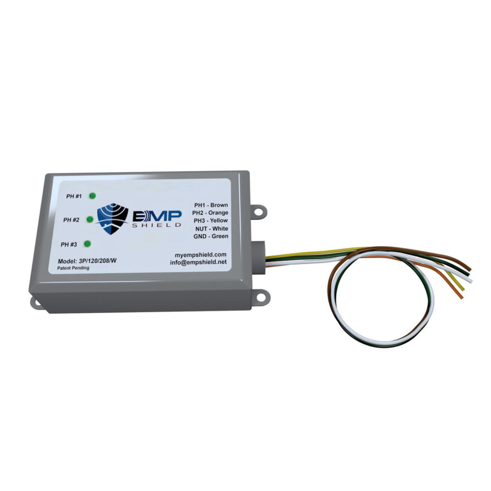 EMP Shield – 3 Phase 120-208 Vol front view
