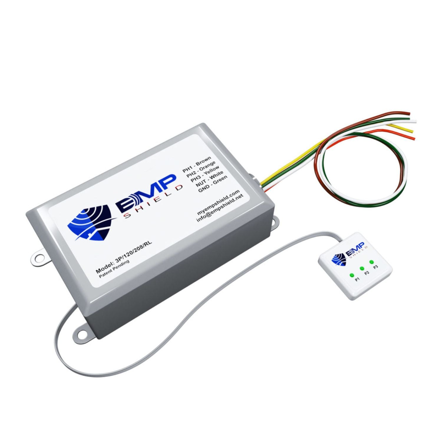 EMP Shield – 3 Phase 120-208 Volt with Remote LED