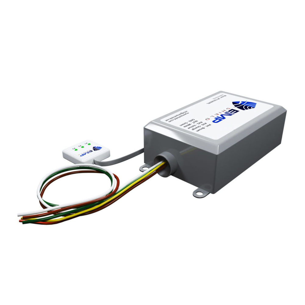 EMP Shield – 3 Phase 120-208 Volt with Remote LED Left View