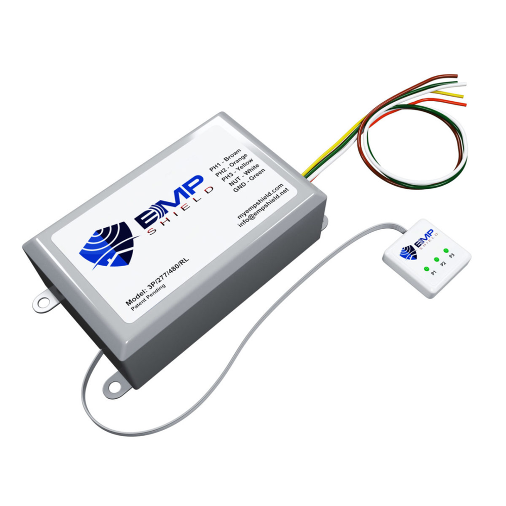 EMP Shield – 3 Phase 277-480 Volt, Remote LED