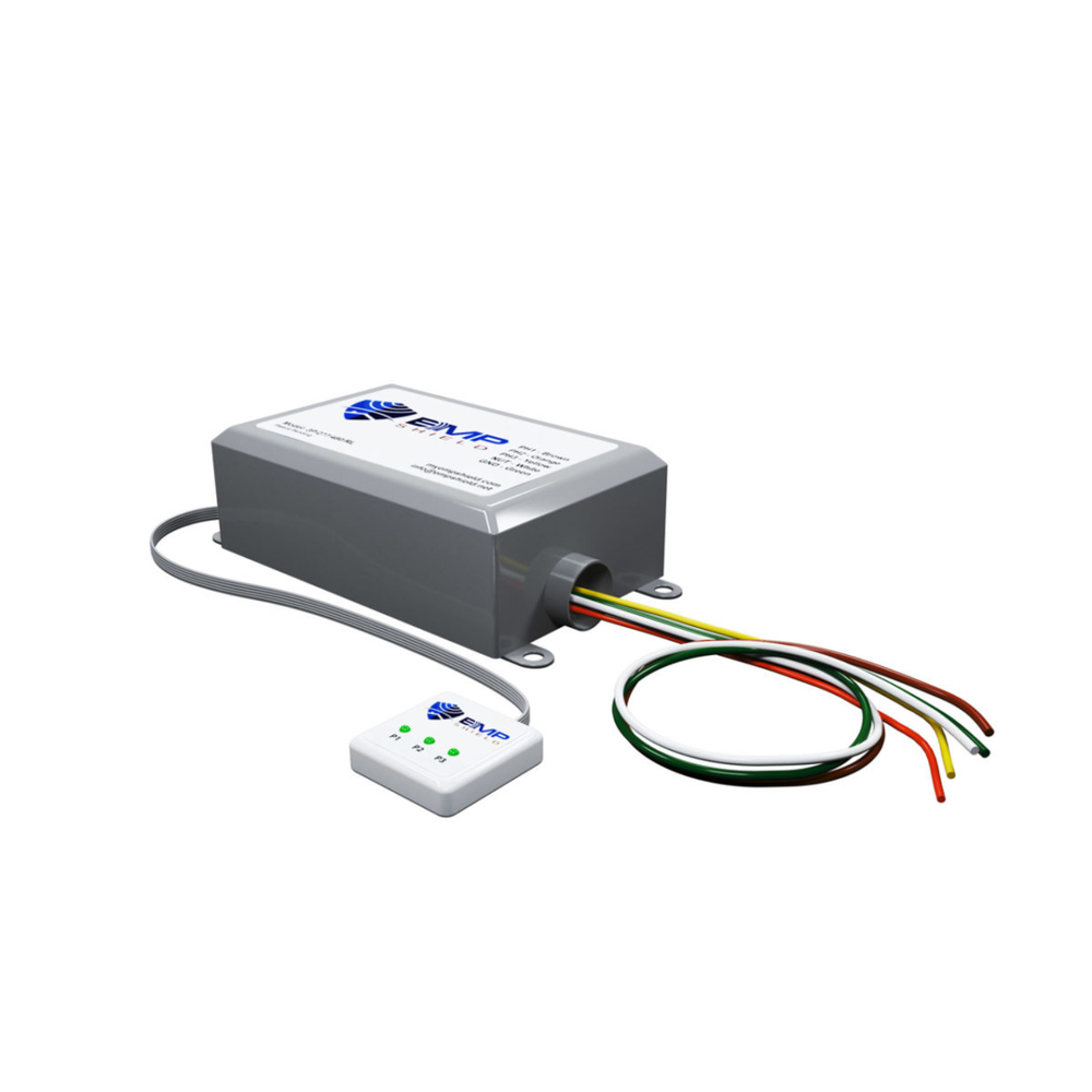 EMP Shield – 3 Phase 277-480 Volt, Remote LED Left View