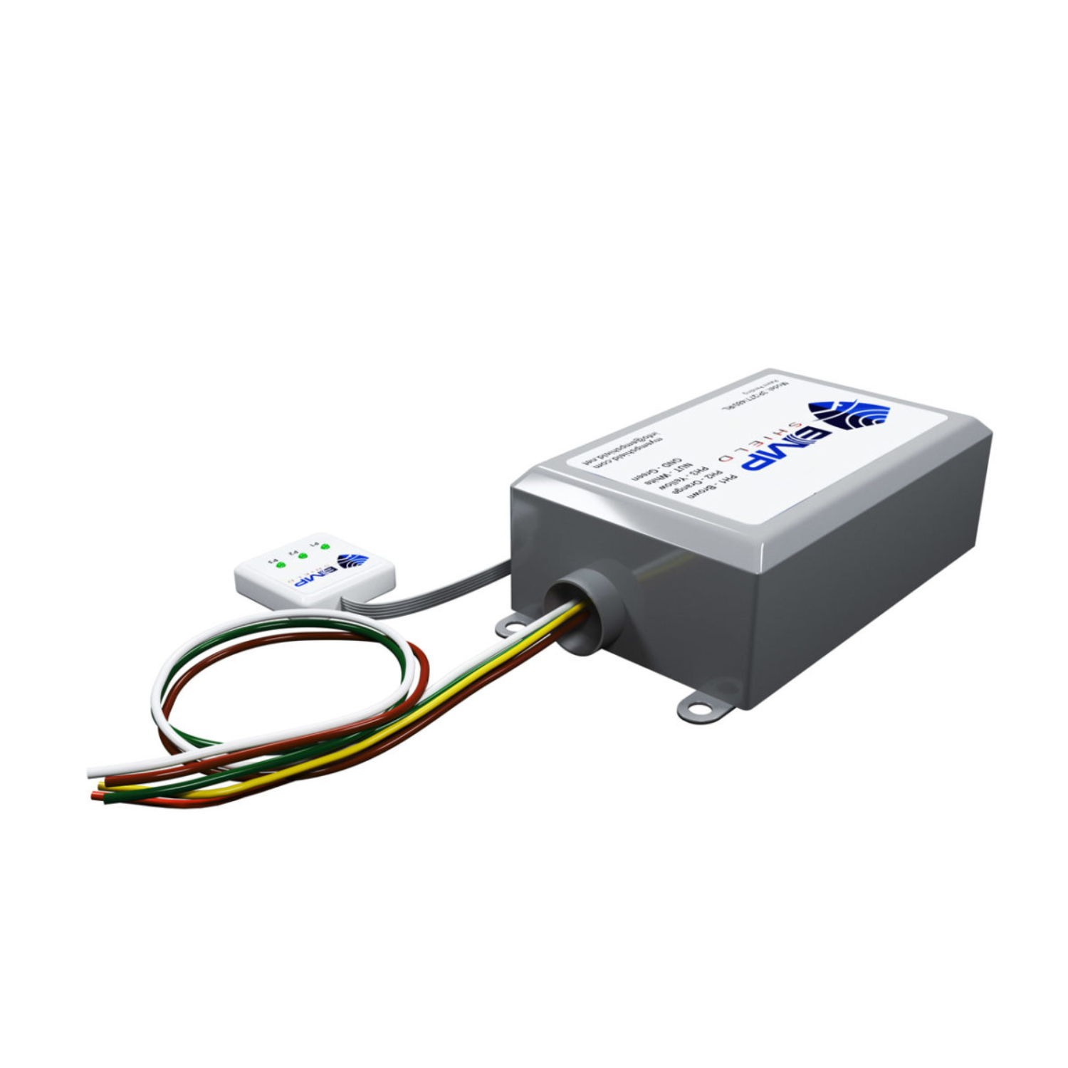 EMP Shield – 3 Phase 277-480 Volt, Remote LED Right View 