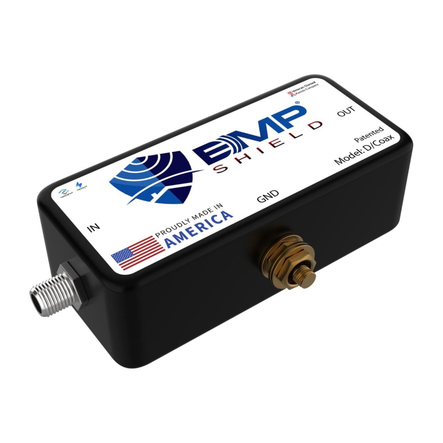 EMP Shield Coax Model side view