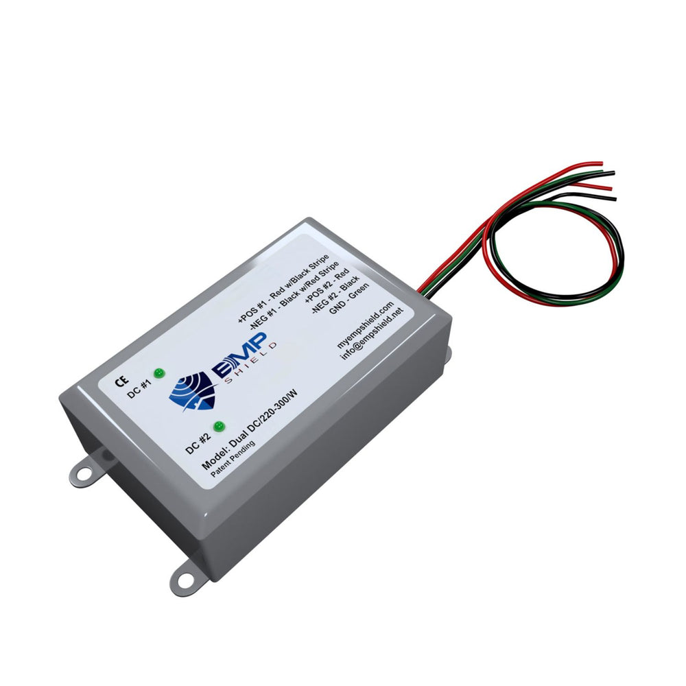 EMP Shield Dual 220-300 Volt DC Solar Panel / Wind Close up