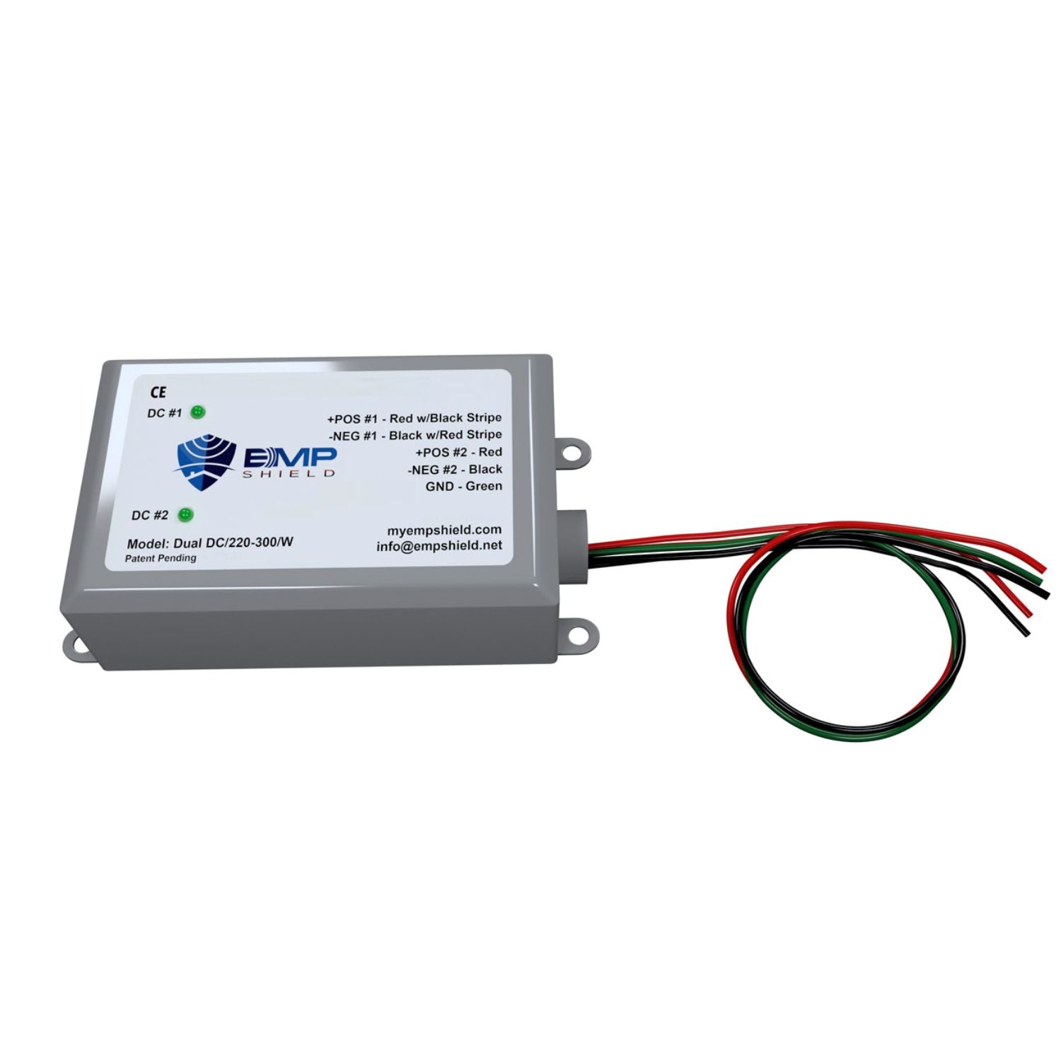 EMP Shield Dual 220-300 Volt DC Solar Panel / Wind Front View