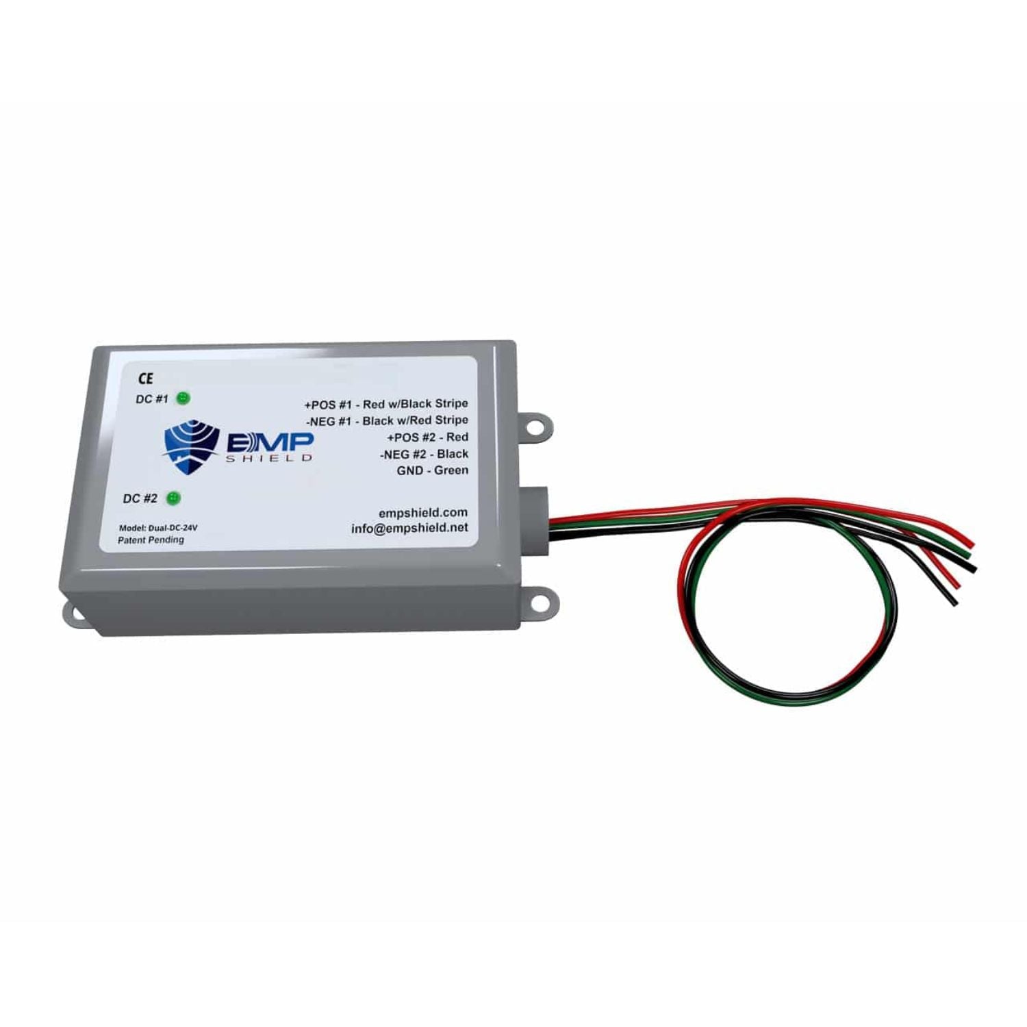 EMP Shield Dual 24 Volt DC Solar (DC-DUAL-24V) close up view