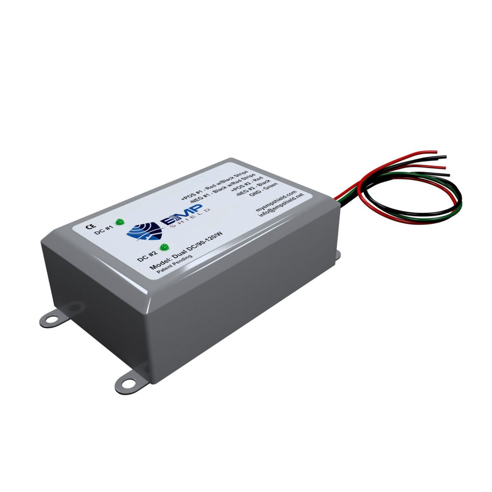 EMP Shield – Dual 90-120 volt DC Solar Panel / Wind close up view