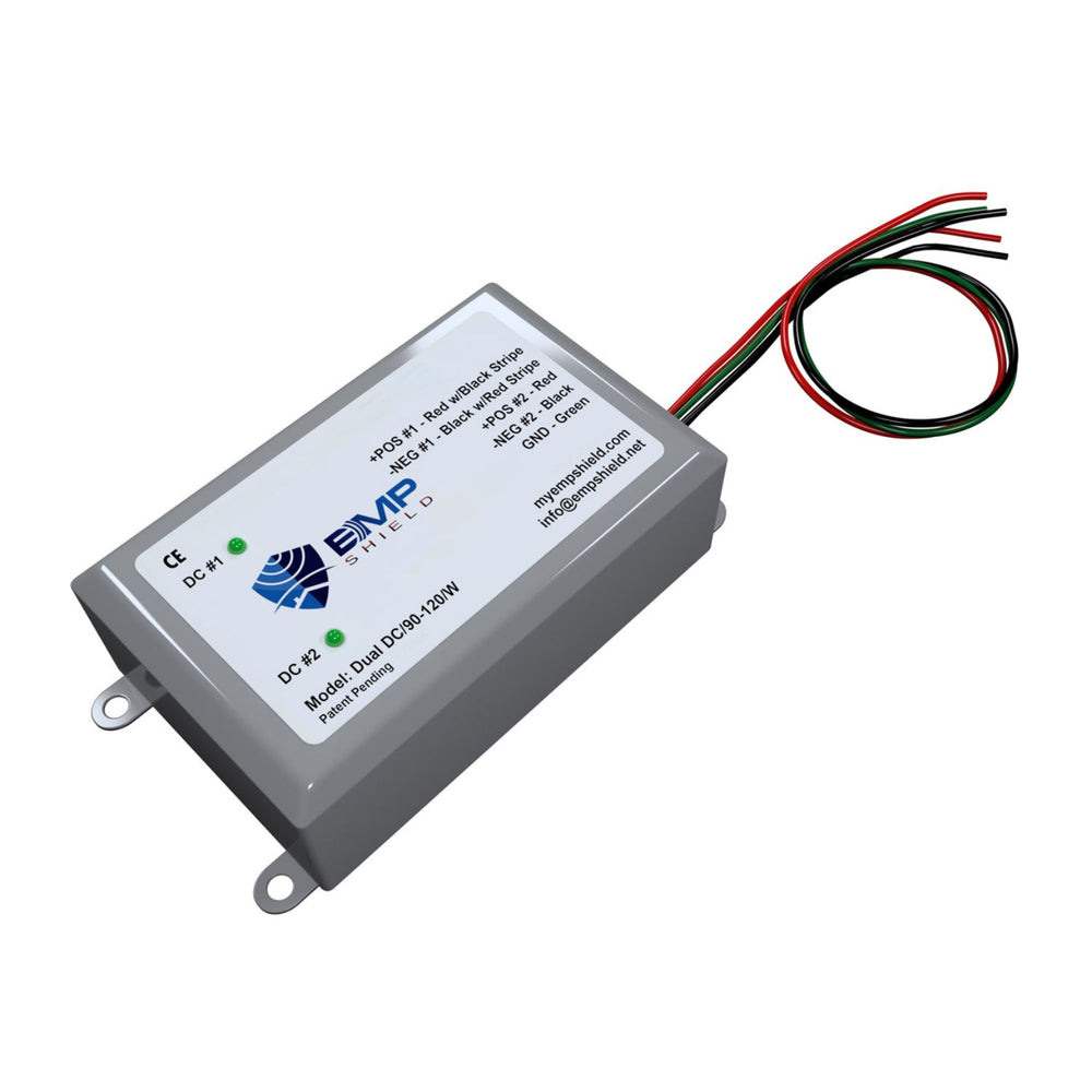 EMP Shield – Dual 90-120 volt DC Solar Panel / Wind front view