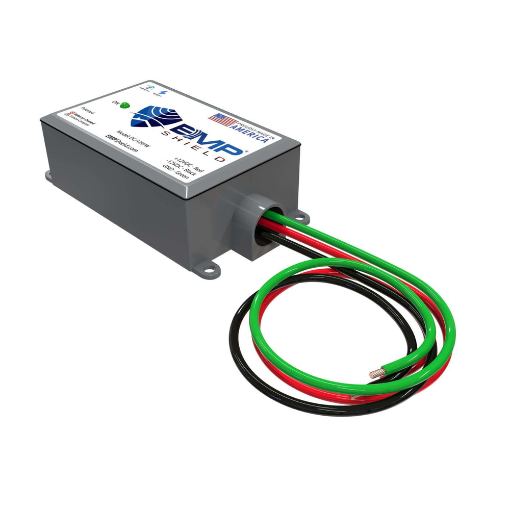 EMP Shield Lightning Protection for Vehicles (DC-12V-W) side view