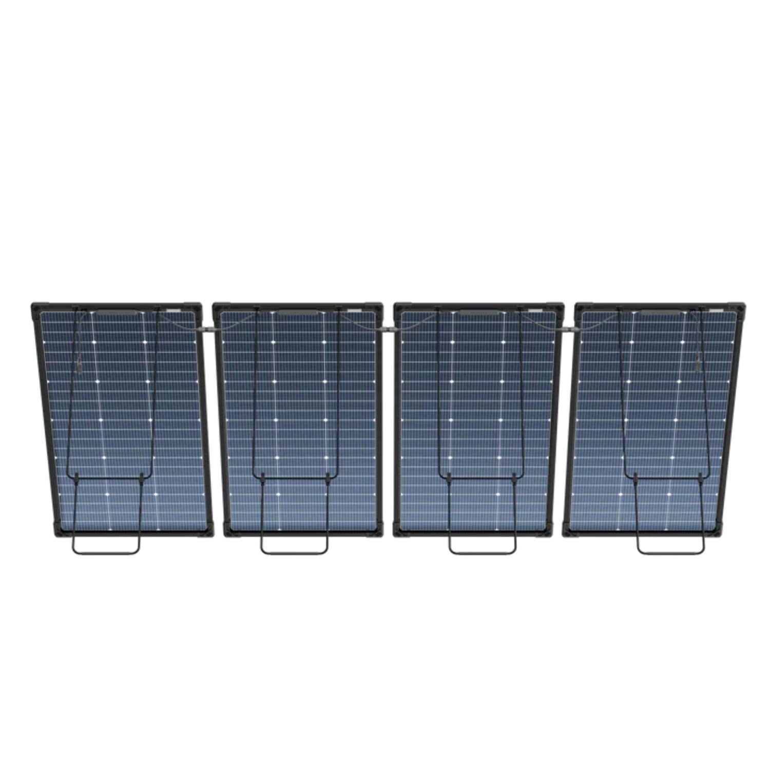 EcoFlow 125W Bifacial Modular Solar Panel 4-piece kit Back view