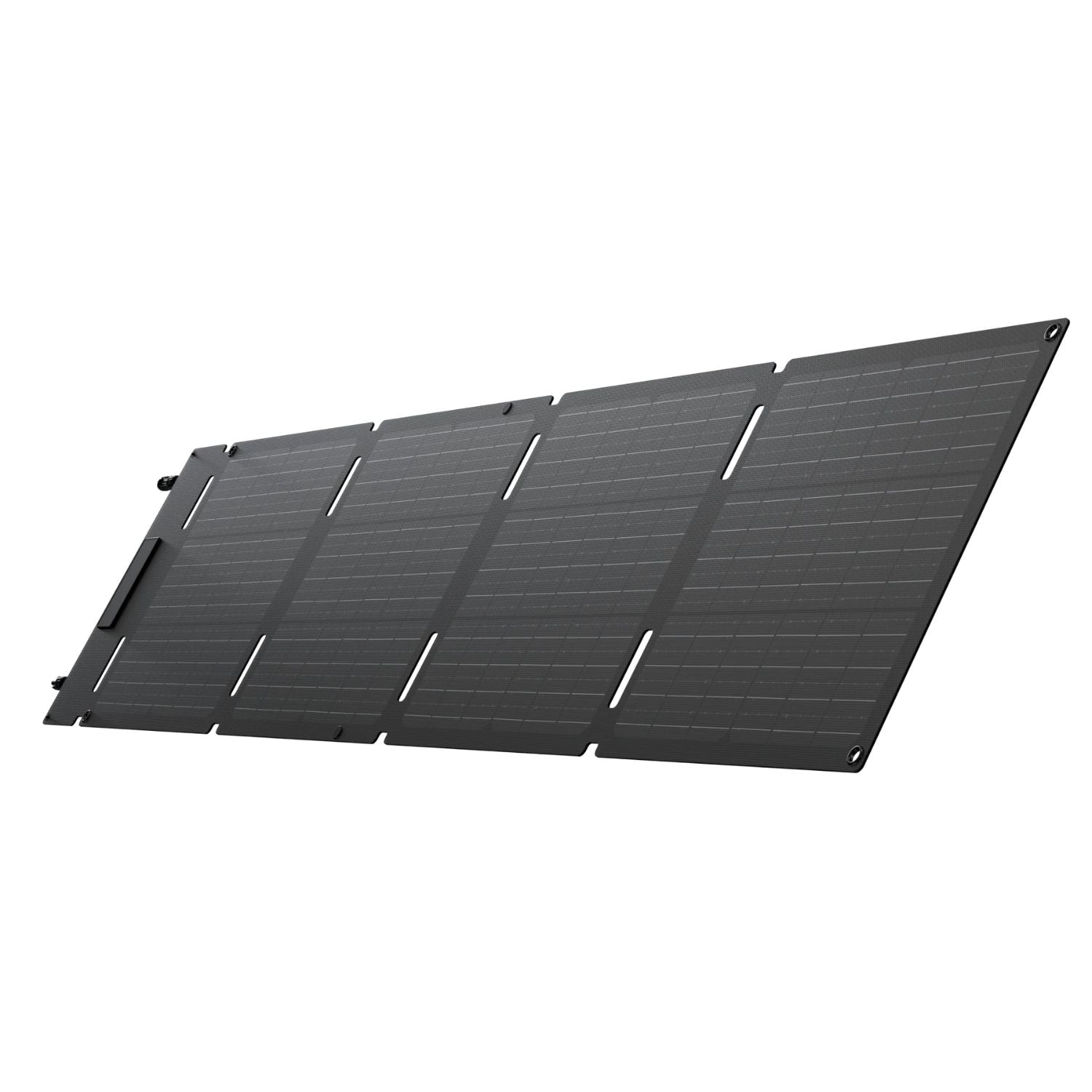 EcoFlow 60W Portable Solar Panel close up side view 